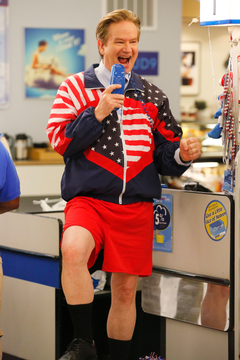 Clearly, the object of McKinney’s patriotism differs from Glenn’s (Photo: Trae Patton/NBC)